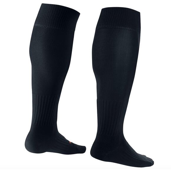 New 2 Pair Nike Performance Cushioned Knee-High Dri- Fit Black Socks Size Small - Picture 2 of 13